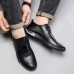 Men Breathable Lace Up Casual Business Hard Wearing Shoes