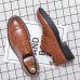 Men Brogue Lace Up Business Wearable Oxfords Shoes