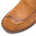 Men Genuine Leather Soft Sole Non Slip Hand Stitching Shoes