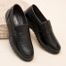 Men Genuine Leather Slip On Casual Business Shoes