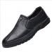 Men Comfy Microfiber Leather Non Slip Casual Bussiness Shoes