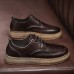 Men Casual Slip Resistant Lace  up Increase Business Shoes