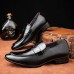 Men Slip  On Breathable Slip Resistant Fashion Business Dress Shoes