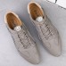 Men Casual Lace Up Stitching Walking Driving Loafers Shoes