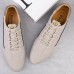 Men Casual Lace Up Stitching Walking Driving Loafers Shoes