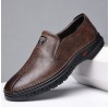 Men Comfy Microfiber Leather Non Slip Casual Bussiness Shoes