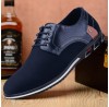 Men Microfiber Leather Non Slip Driving Business Casual Shoes