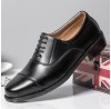 Men Microfiber Leather Slip Resistant Formal Lace  up Shoes Dress Shoes
