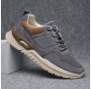 Men Leather Soft Non  slip Casual Shoes