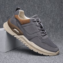 Men Leather Soft Non  slip Casual Shoes